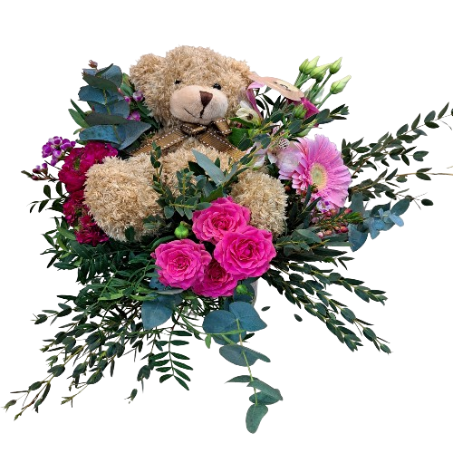 Bouquet avec ourson Harry